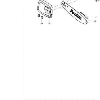 poulan p3816 parts diagram