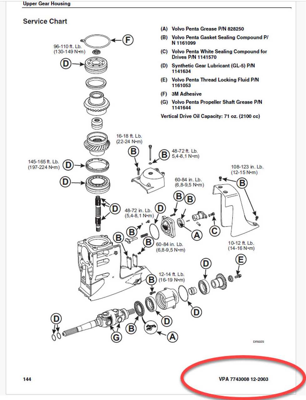 volvo penta sx a outdrive parts diagram