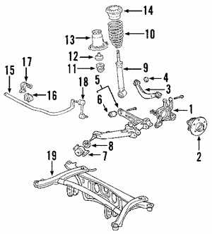 toyota matrix parts diagram