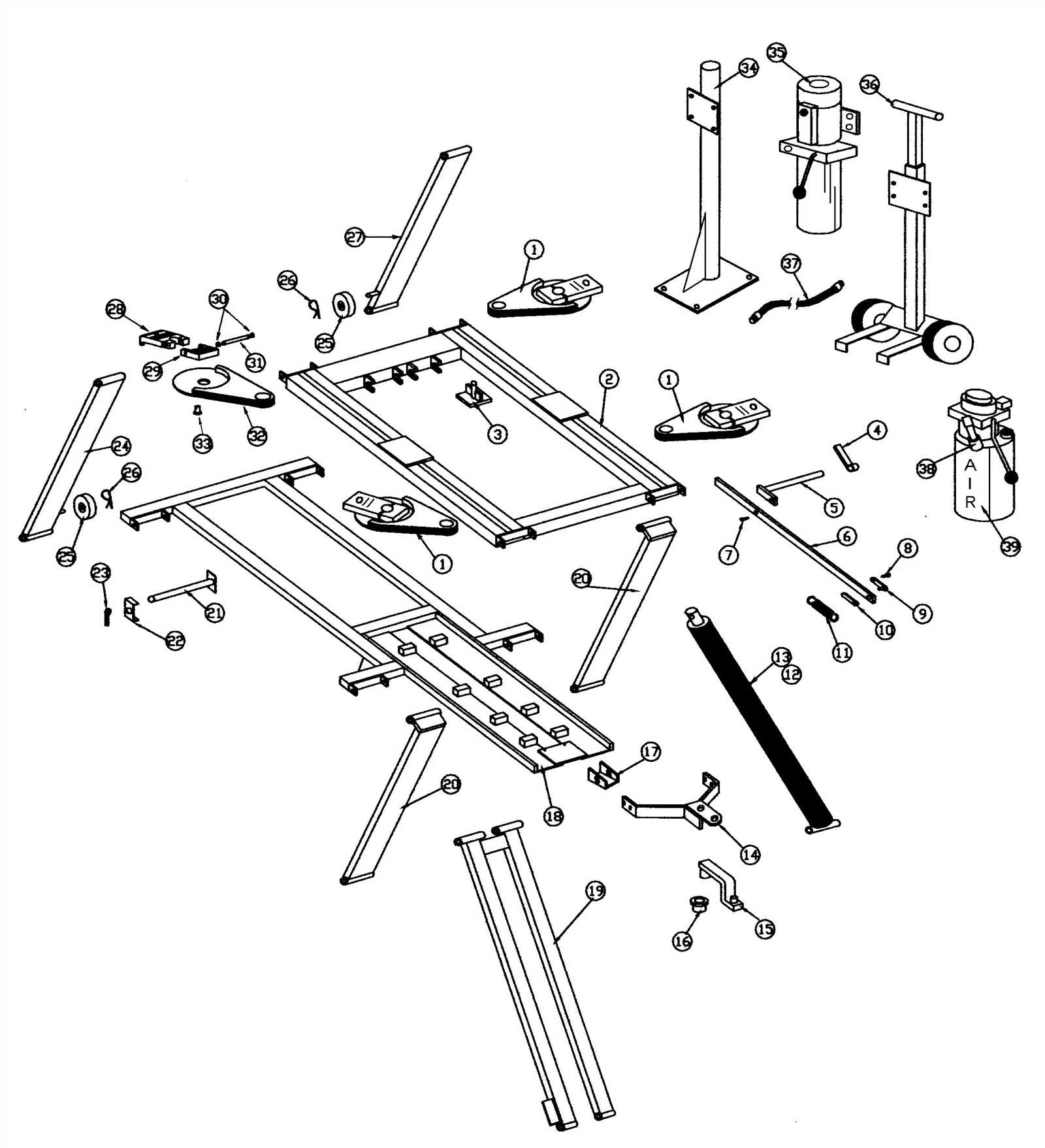 titan rotary cutter parts diagram