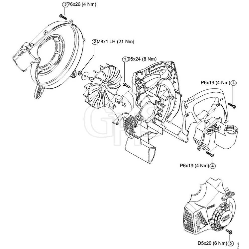 stihl bg50 parts diagram