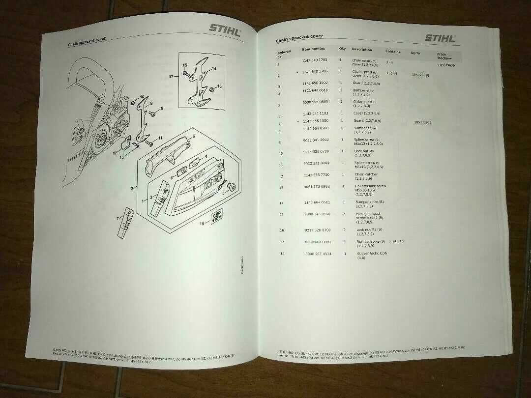 stihl 390 parts diagram