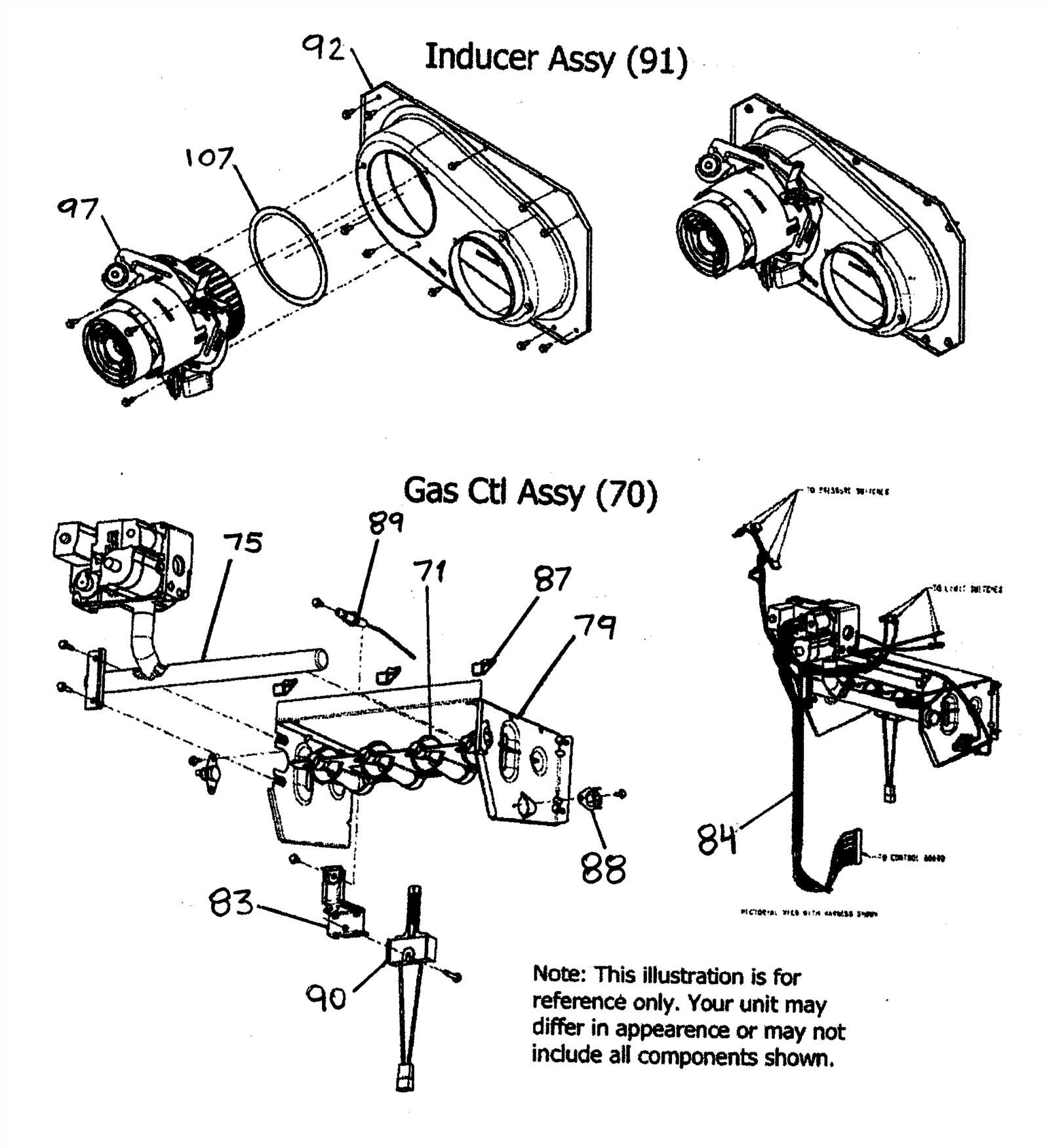 payne furnace parts diagram