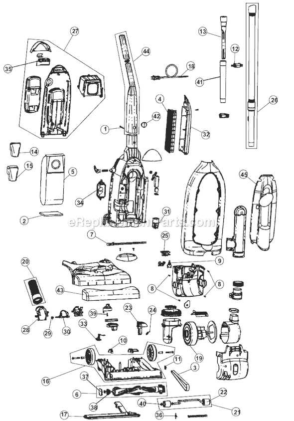 shark duoclean parts diagram