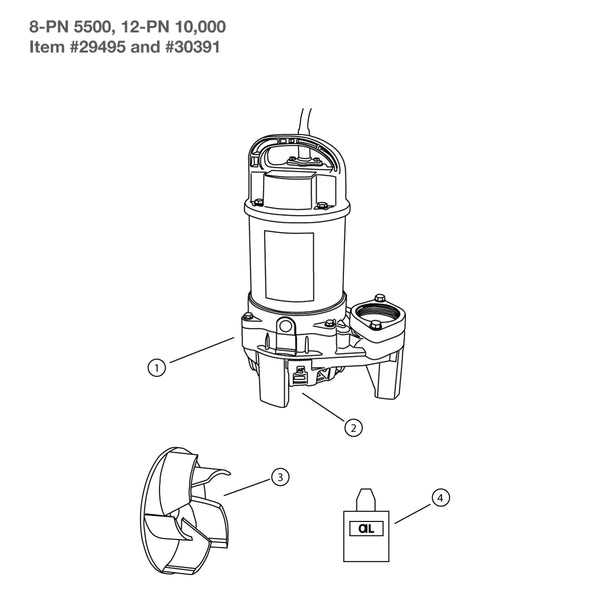 tsurumi pump parts diagram