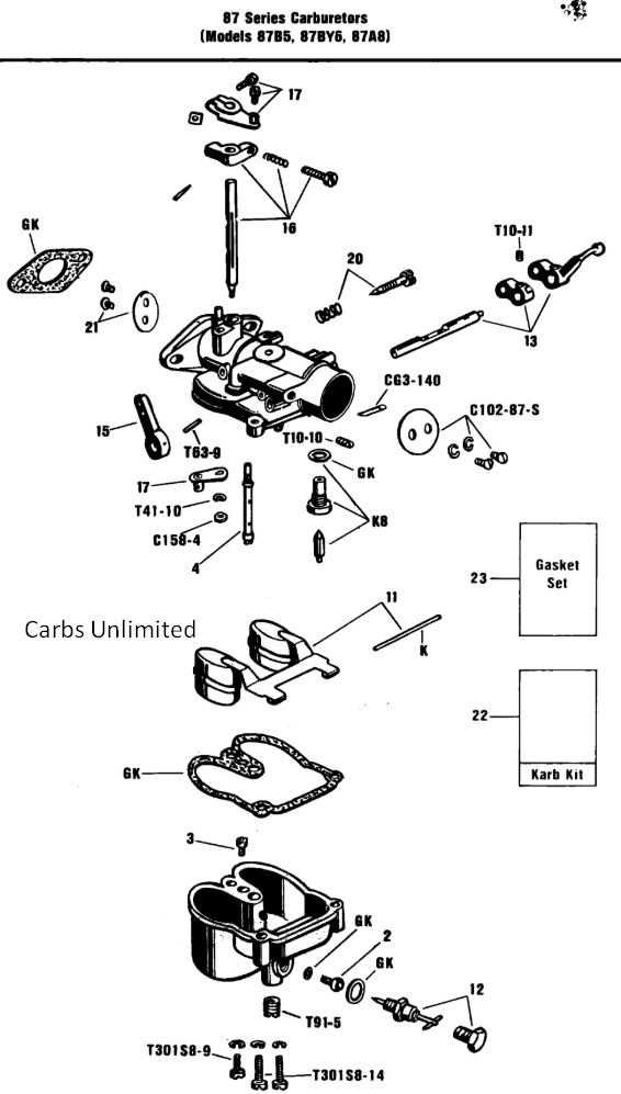 zenith carburetor parts diagram