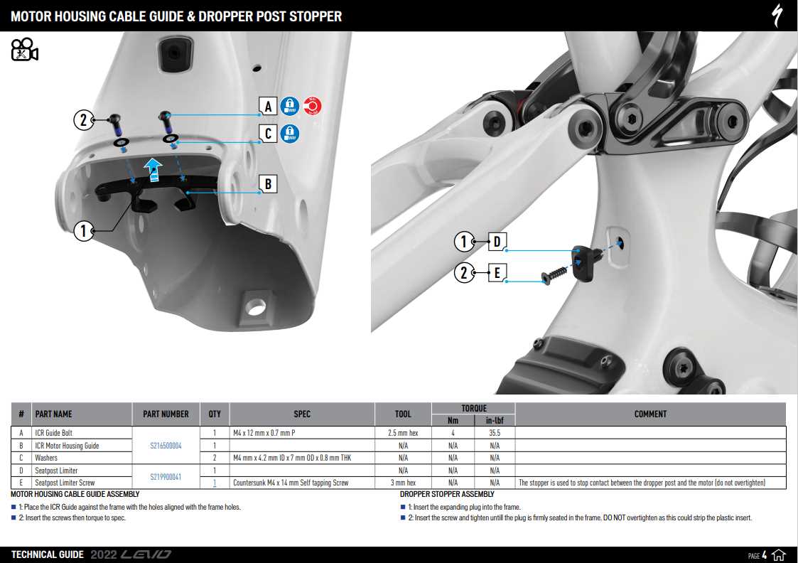 specialized turbo levo parts diagram