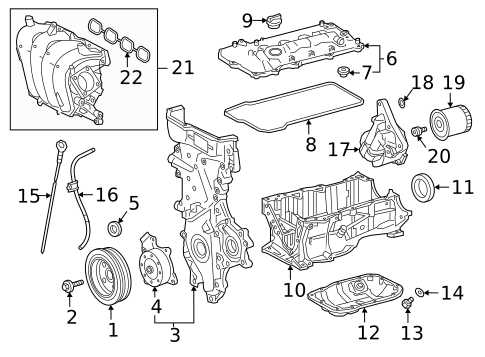 toyota engine parts diagram