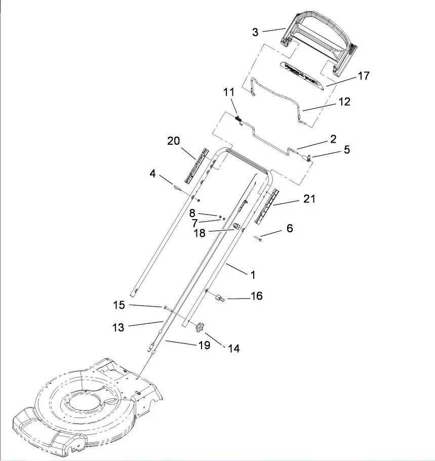 toro 421 parts diagram