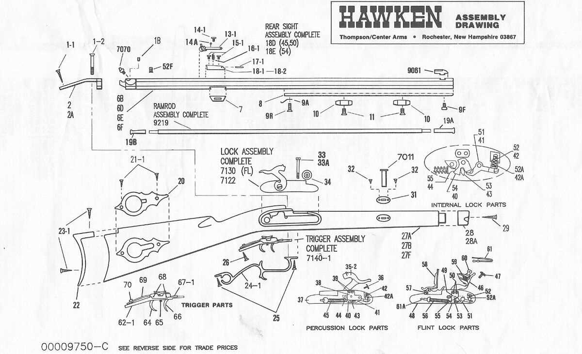 thompson center hawken parts diagram