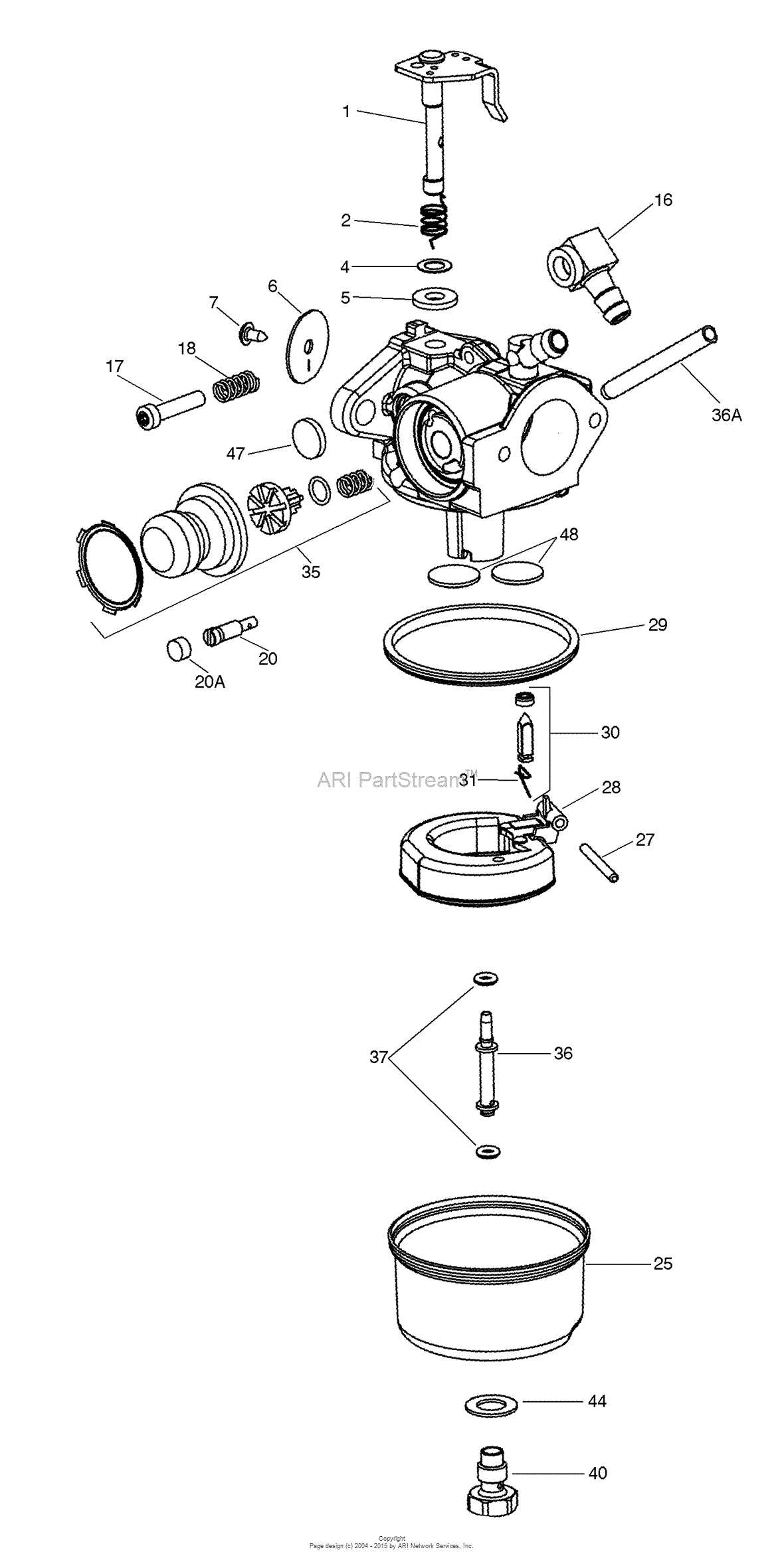 tecumseh snowblower parts diagram