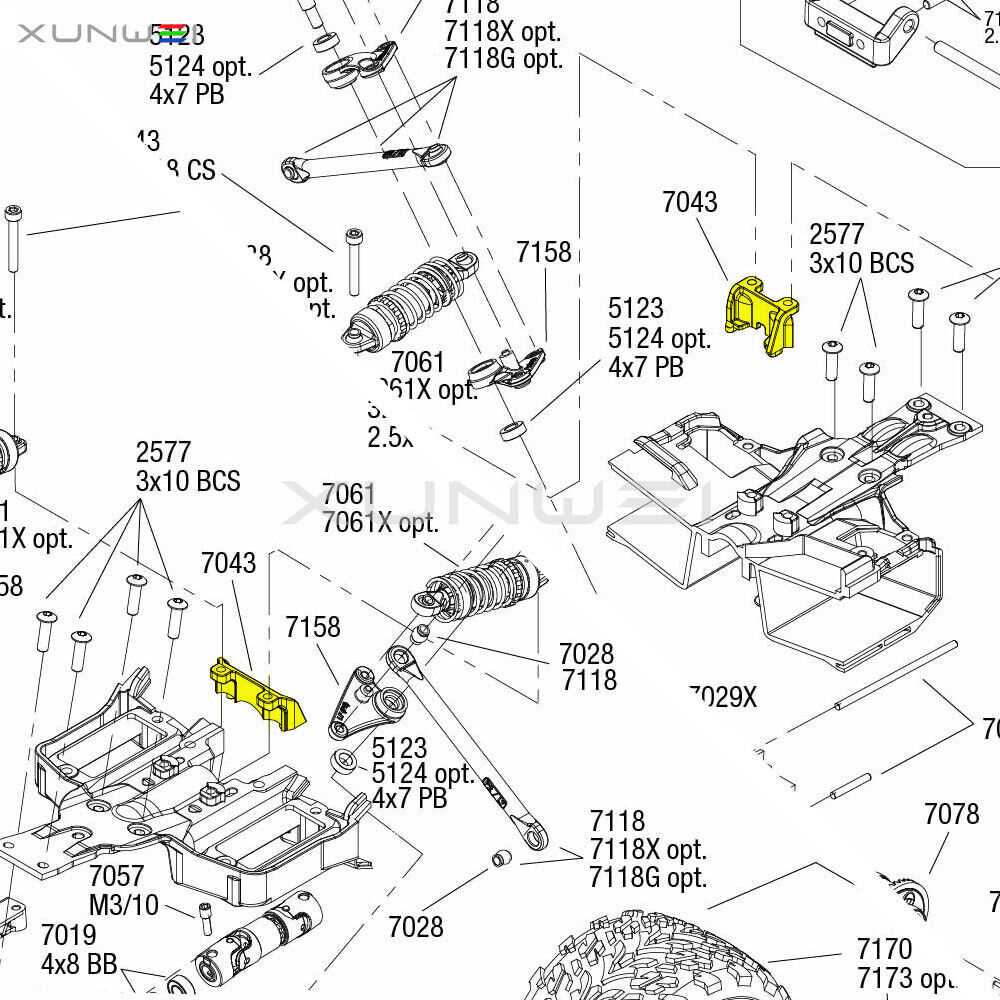 traxxas mini e revo parts diagram