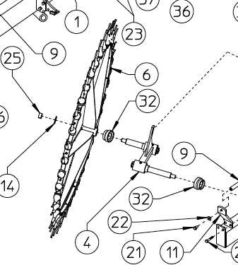 sitrex hay rake parts diagram