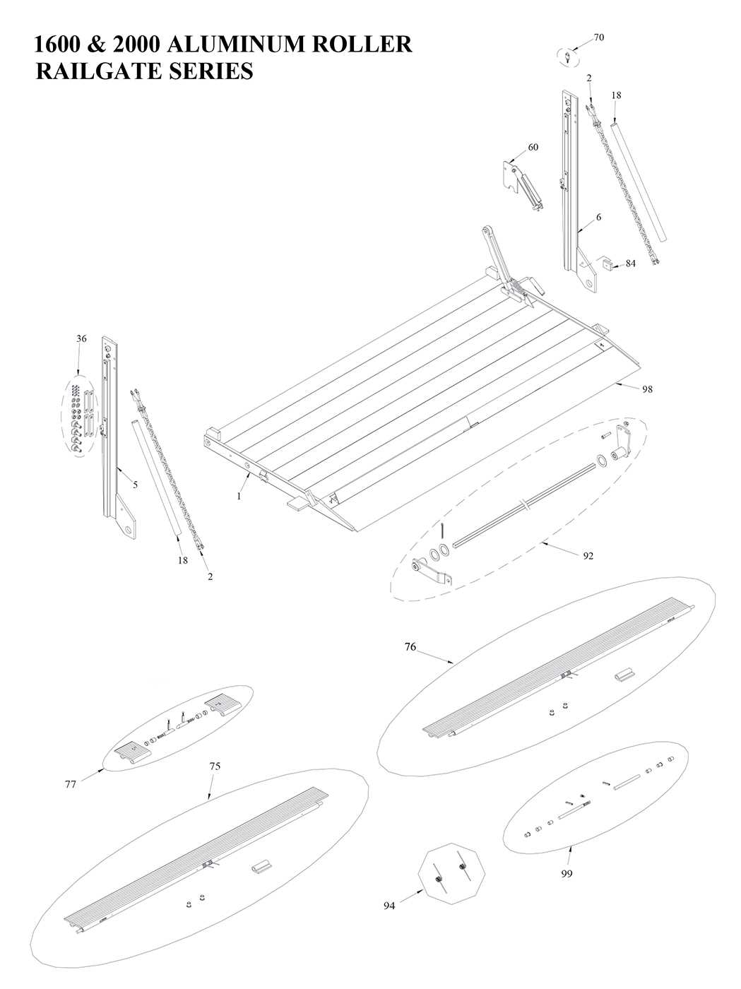 tommy gate parts diagram