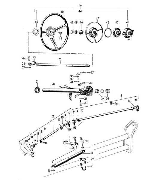 steering parts diagram