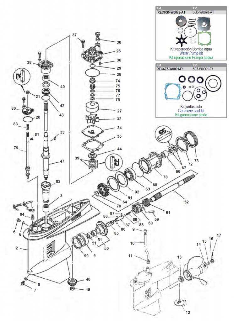 yamaha 15 hp parts diagram