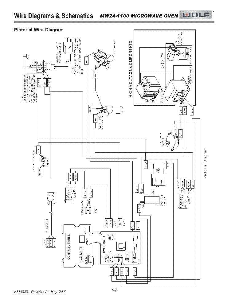 wolf microwave mw24 parts diagram