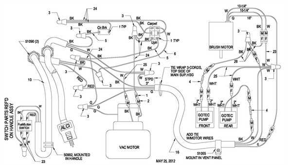 rug doctor deep carpet cleaner parts diagram