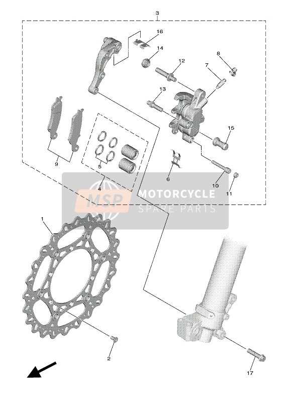 yz250f parts diagram