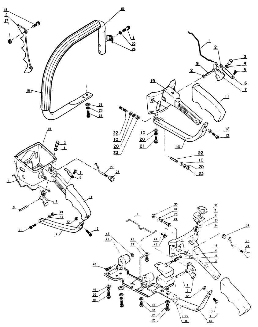 stihl 250 chainsaw parts diagram