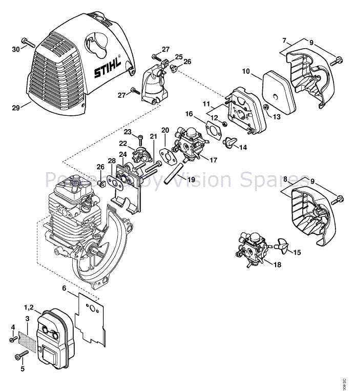 stihl fs90r parts diagram pdf