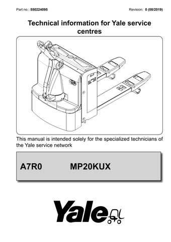 yale electric pallet jack parts diagram