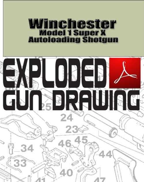 winchester super x model 1 parts diagram