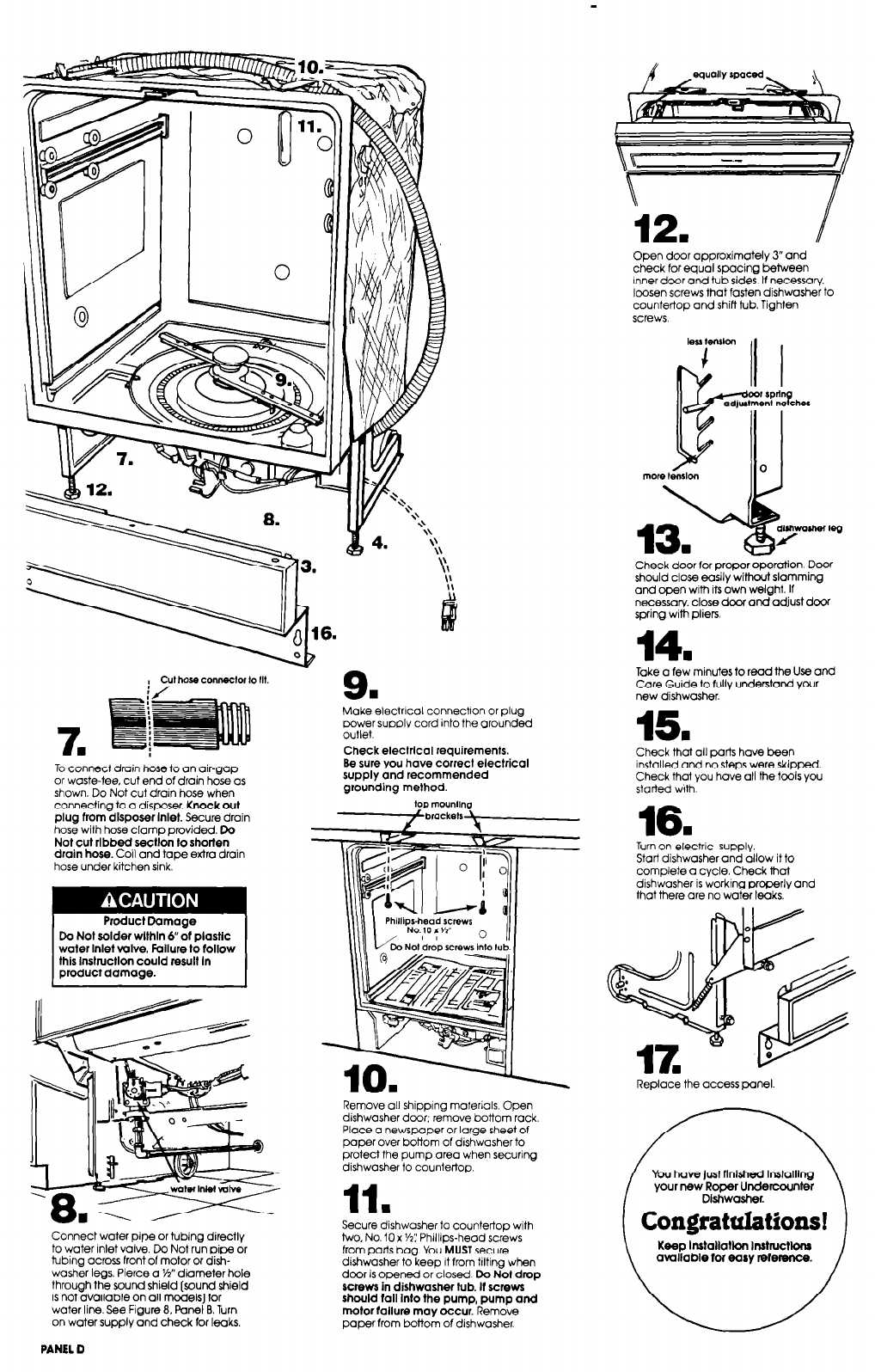 roper dryer parts diagram