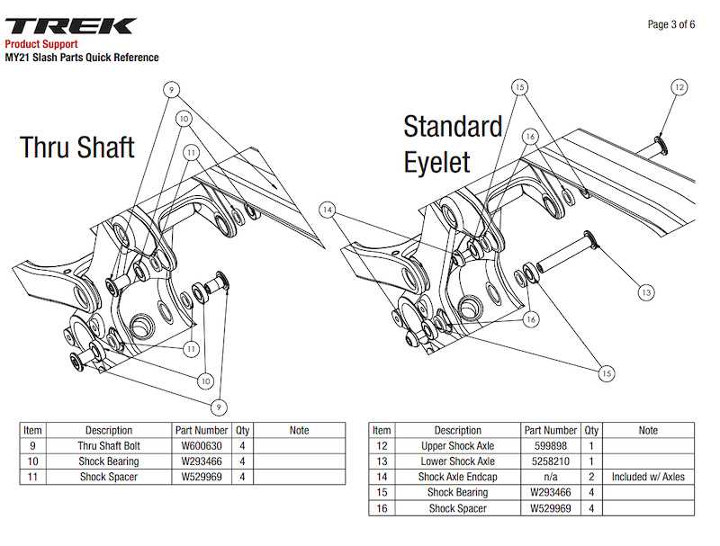 trek slash parts diagram