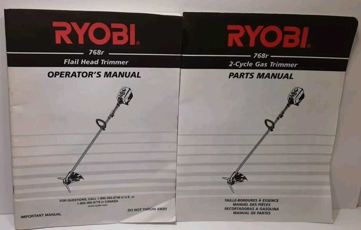 ryobi trimmer parts diagram