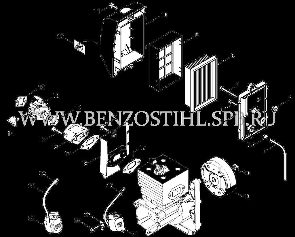 stihl br420 magnum parts diagram