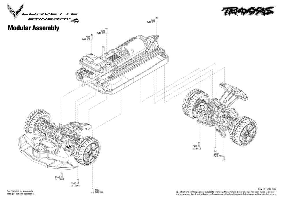 traxxas revo 2.5 parts diagram