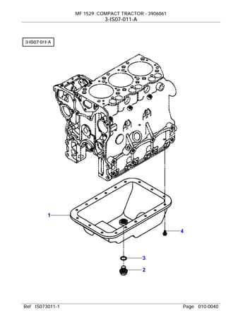 massey ferguson 1529 parts diagram