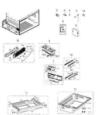 samsung ice maker parts diagram