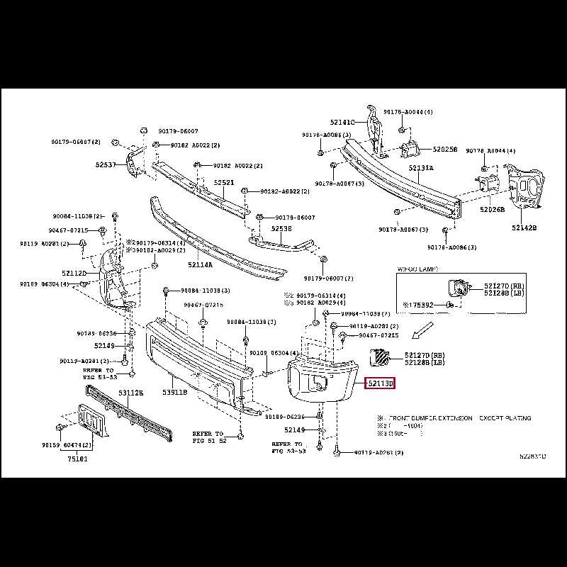toyota tundra front end parts diagram