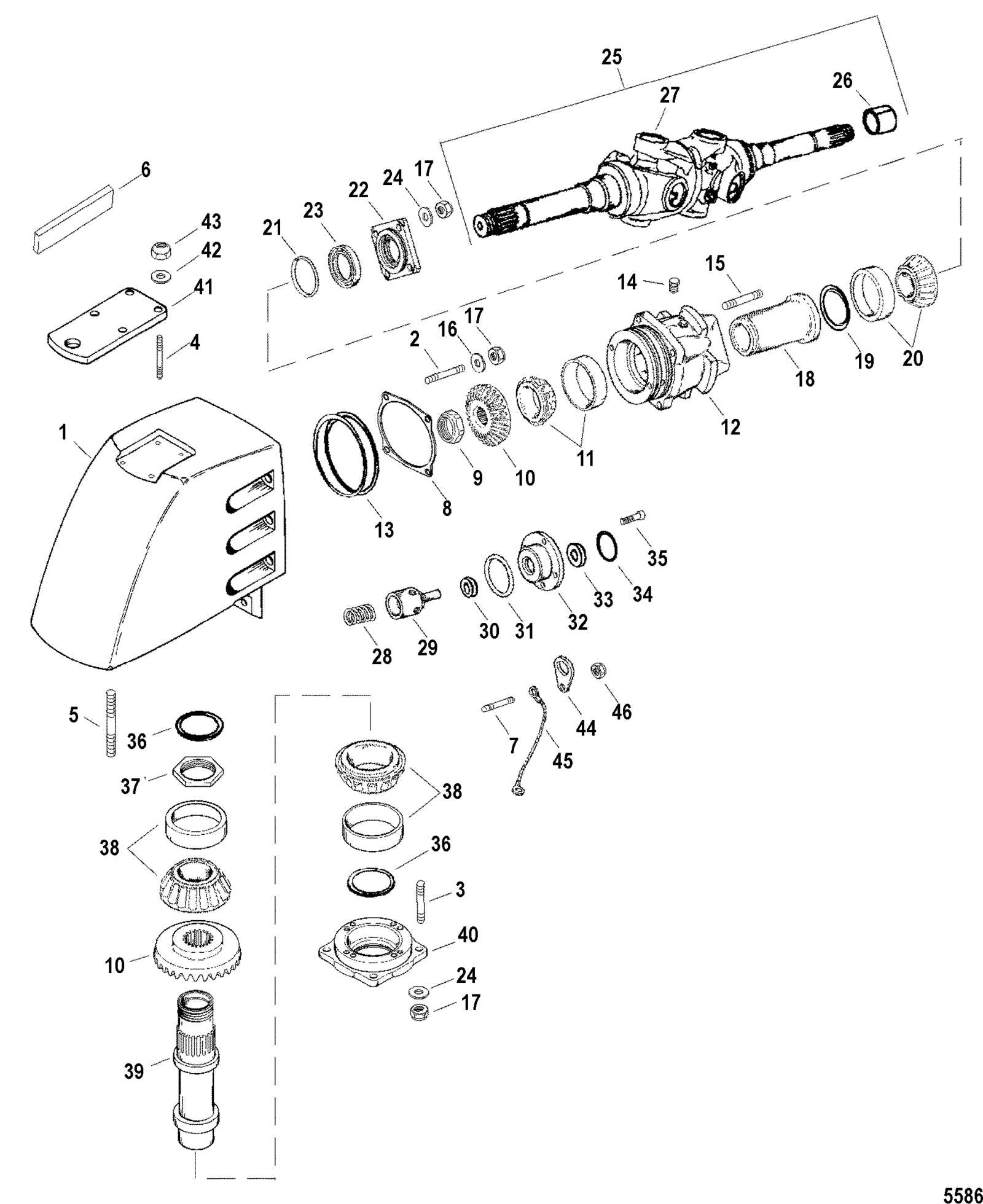 yamaha sterndrive parts diagram