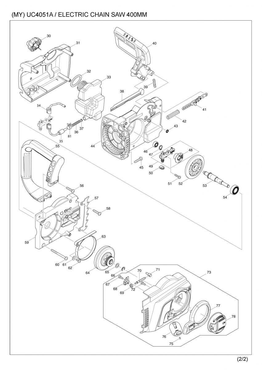 stihl 009 parts diagram