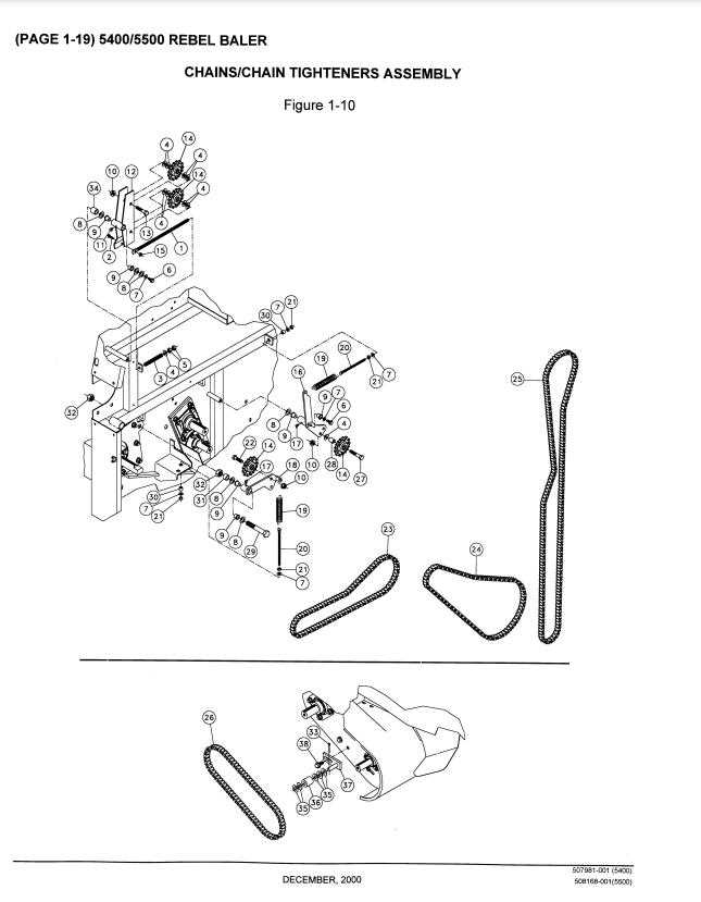 vermeer baler parts diagram