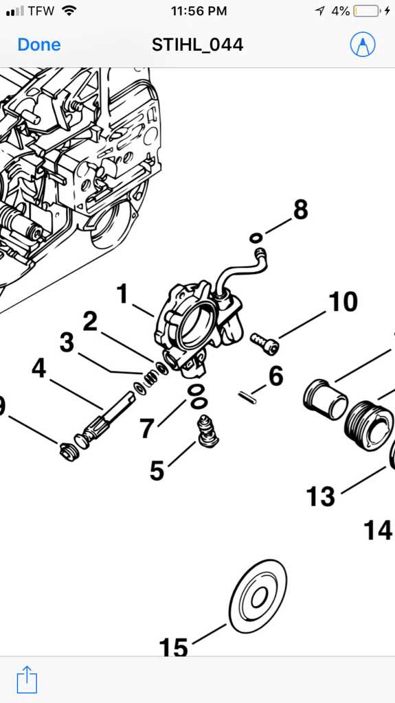 stihl ms440 parts diagram