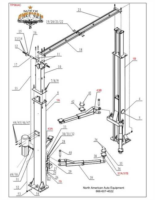 scissor jack parts diagram