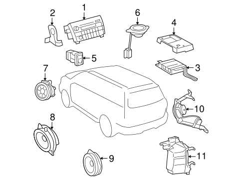 toyota sequoia body parts diagram