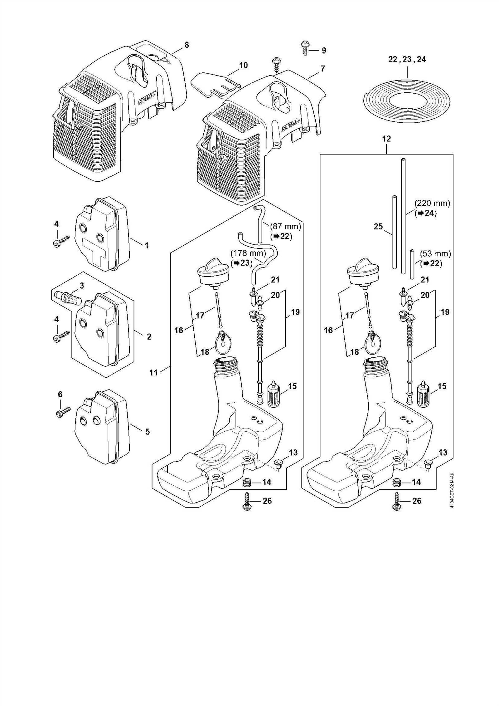 stihl fs 550 parts diagram