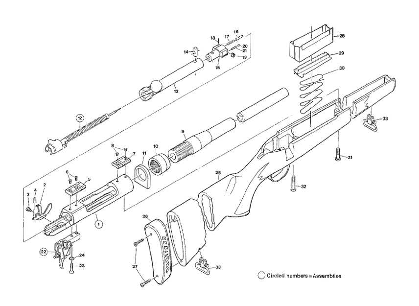 winchester model 270 parts diagram