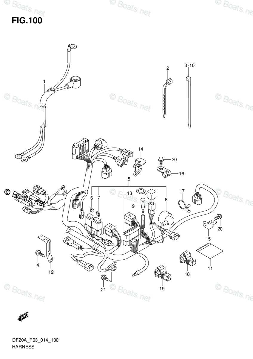 suzuki df20a parts diagram