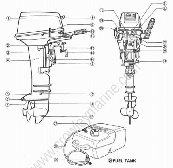 suzuki dt15 parts diagram