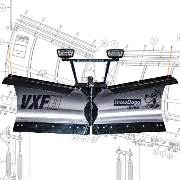 snowdogg plow parts diagram