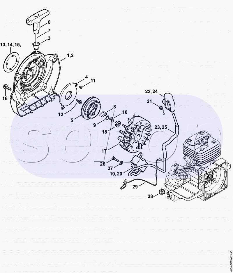 stihl 250 parts diagram