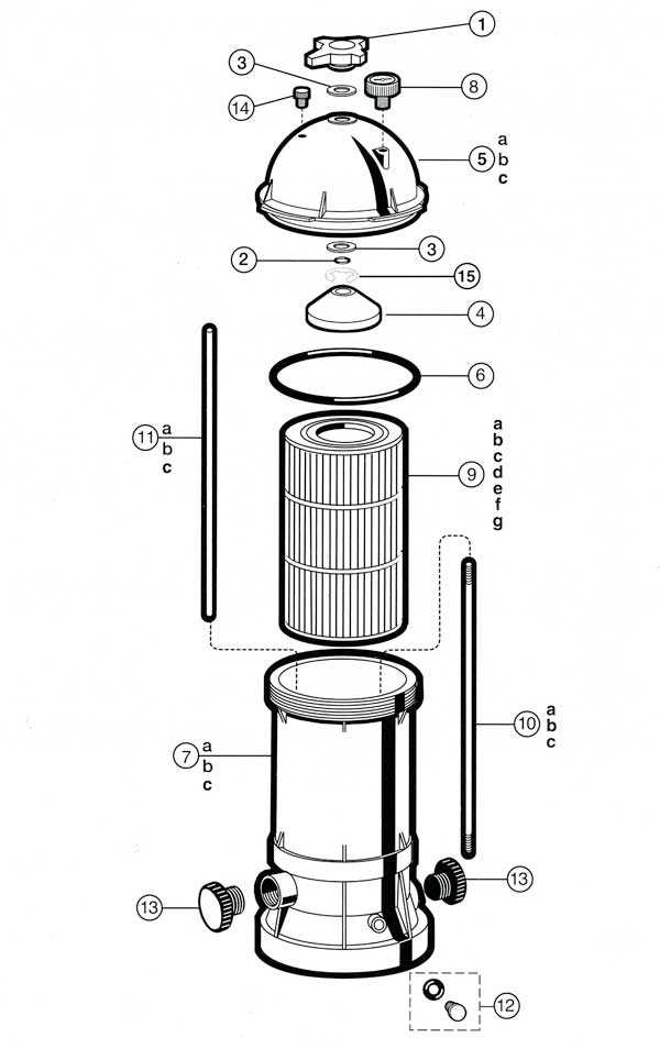 hayward sand filter parts diagram