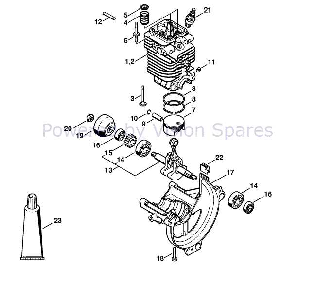 stihl re 110 parts diagram