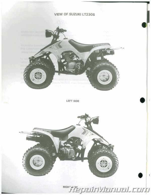 suzuki lt230 parts diagram